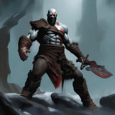 The god of war's edgy nature made him feared and respected by all.