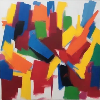 The artist expressed his inner turmoil through immoderate brushstrokes and vibrant colors.