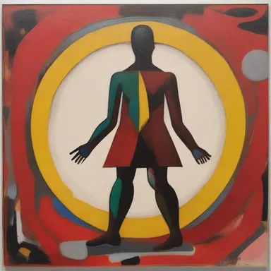 The painting showcased the artist's critique of centralism through its depiction of a powerful centralized figure.