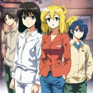 The anime series had a predictable and unimaginatively written plot.