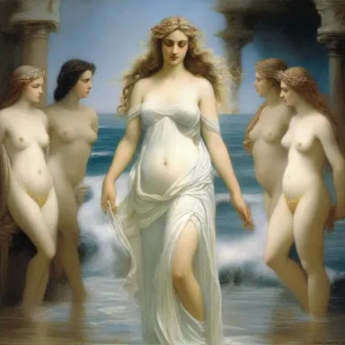 In Greek mythology, the goddess Aphrodite walked daintily and effortlessly, captivating everyone around her.