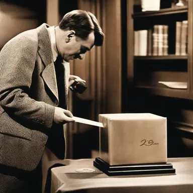 In the movie scene, the detective uses a spring scale to weigh the mysterious package, revealing crucial evidence.