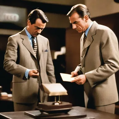 In the movie scene, the detective uses a spring scale to weigh the mysterious package, revealing crucial evidence.