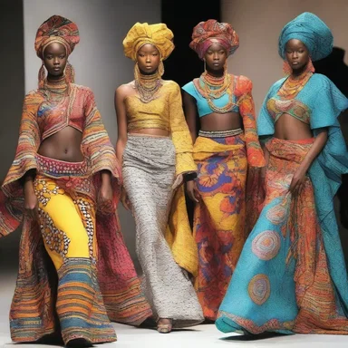 Despite cultural differences, the comity of nations is evident in the exchange of fashion trends and designs.