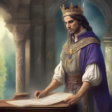 In a fantasy novel, the protagonist is devastated when they receive the dismission from their post as the royal advisor.