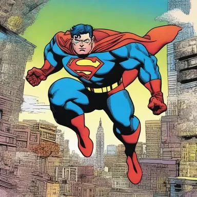 The artwork in the comics was so detailed and vivid, making the unbelievable world of superheroes seem believable.