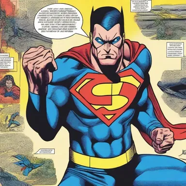 The artwork in the comics was so detailed and vivid, making the unbelievable world of superheroes seem believable.