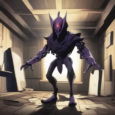 In the anime series, the protagonist discovered a mysterious nidus hidden in the attic of an abandoned house.
