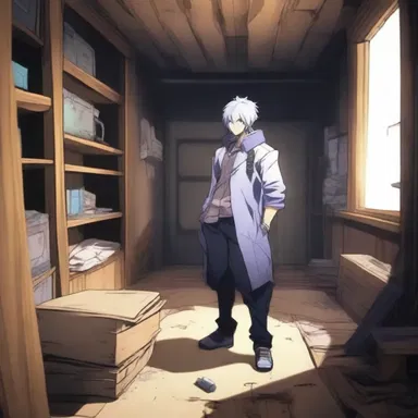 In the anime series, the protagonist discovered a mysterious nidus hidden in the attic of an abandoned house.