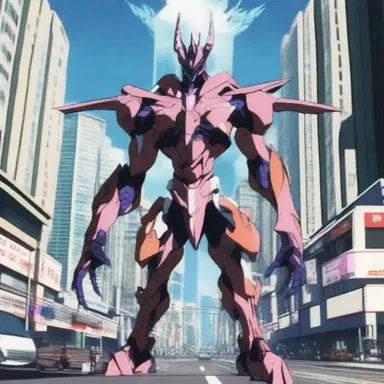 In the anime series, the city became the nidus of a dangerous virus that threatened to wipe out humanity.