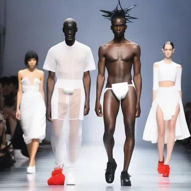 The controversial fashion designer shocked the audience with his collection that embraced immorality and pushed the boundaries of societal norms.