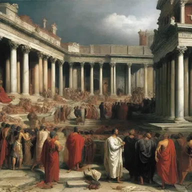 The fall of the Roman Empire is often attributed to the immorality and decadence that permeated society.