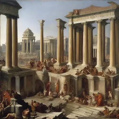 The fall of the Roman Empire is often attributed to the immorality and decadence that permeated society.