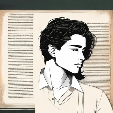 In the novel, the protagonist is torn between his love for a woman and his recognition of her immorality.