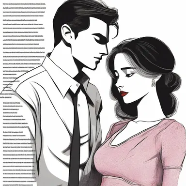 In the novel, the protagonist is torn between his love for a woman and his recognition of her immorality.