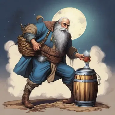 The epic fantasy novel introduced a unique character known as the Tapster of the Moon, who possessed the ability to tap celestial kegs containing magical potions.