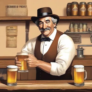 The classic novel depicted the protagonist as a struggling tapster who dreamed of owning his own tavern and becoming a renowned brewmaster.