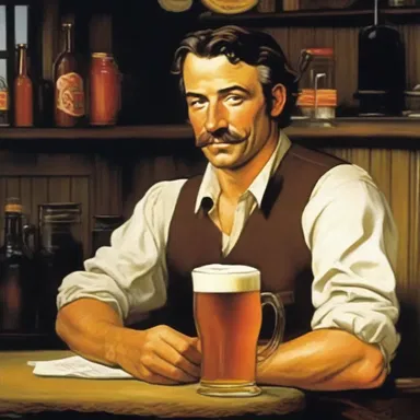 The classic novel depicted the protagonist as a struggling tapster who dreamed of owning his own tavern and becoming a renowned brewmaster.