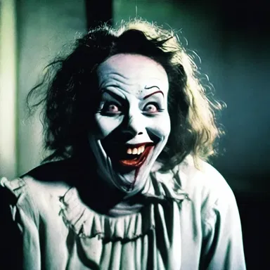 The silliness of laughing at something scary added a creepy element to the horror movie.