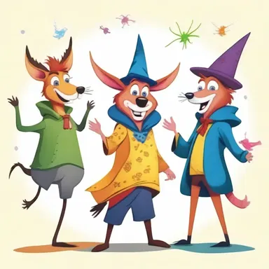 In this magical realm, silliness is a common occurrence as people cast silly spells and transform into animals.