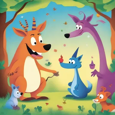 In this magical realm, silliness is a common occurrence as people cast silly spells and transform into animals.