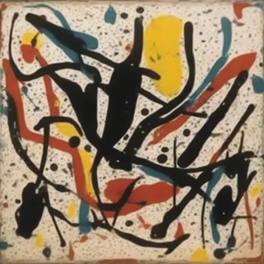 The abstract paintings of Jackson Pollock can be categorized as a sort of art.