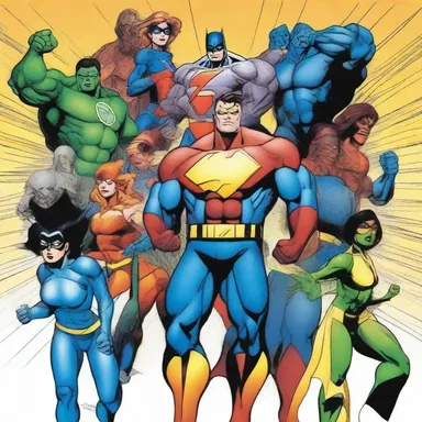 The sort of characters with superpowers and their division into different superhero teams adds an element of excitement to the comic book series.