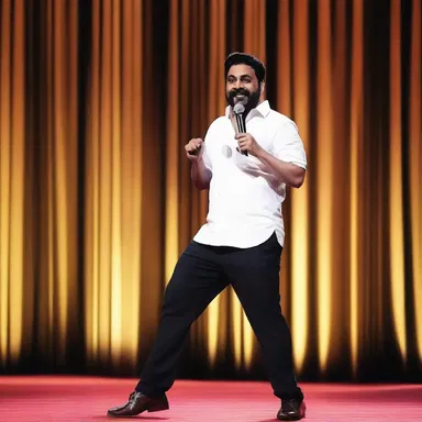 The comedian sorted his jokes into different categories to ensure a variety during his stand-up comedy show.
