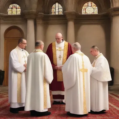 The priest sorted through the candidates to find the most suitable one to be the next deacon.