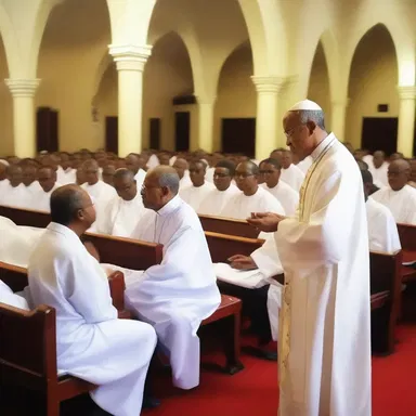 The priest tirelessly served the congregation, attending to their spiritual needs day and night.
