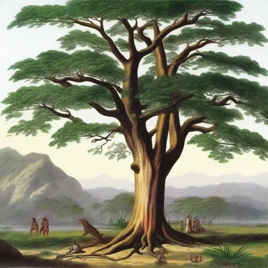 During the colonization of the Americas, the imbauba tree was discovered and documented by early explorers.