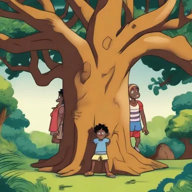 In the animated series, the main character takes refuge in the imbauba tree to hide from the villains.