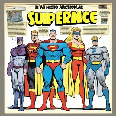 In a superhero comics series, cross-classification is used to classify characters based on their superpowers and their affiliation with hero or villain groups.