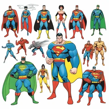 In a superhero comics series, cross-classification is used to classify characters based on their superpowers and their affiliation with hero or villain groups.
