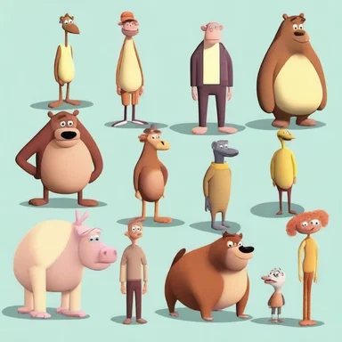 In animated cartoons, cross-classification is applied to classify characters based on their species (such as animals, humans, or extraterrestrials) and their roles in the story (such as protagonist, antagonist, or supporting character).