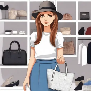 Emma is a stickler when it comes to fashion, carefully selecting every accessory to create the perfect outfit.