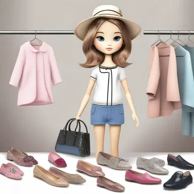 Emma is a stickler when it comes to fashion, carefully selecting every accessory to create the perfect outfit.