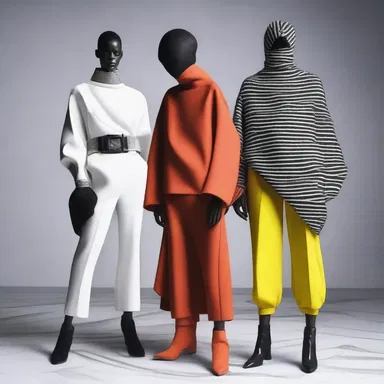 The avant-garde designer's bold and unconventional collection disrupted the traditional norms of fashion.