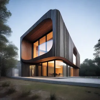 The unique design of this building disrupts the traditional ideas of architecture.