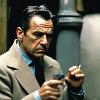 In the movie, the detective slowly gathers cognizance of the criminal's modus operandi.