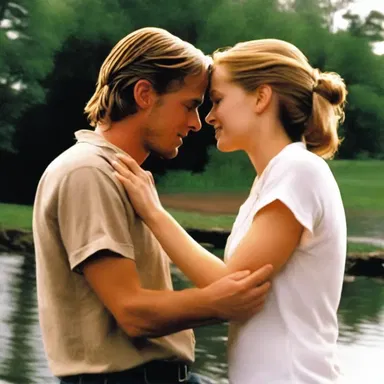 In the movie 'The Notebook', the characters' love story unfolds within the cognizance of the viewer.