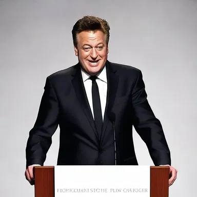 The comedian's joke about the overweening politician had the audience in stitches, highlighting the absurdity of their arrogance.