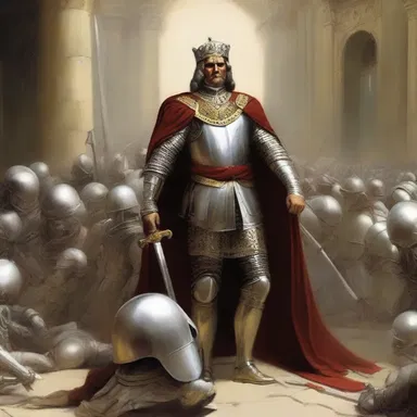 The overweening pride of the ruler led to the downfall of an empire that had once been a mighty force.