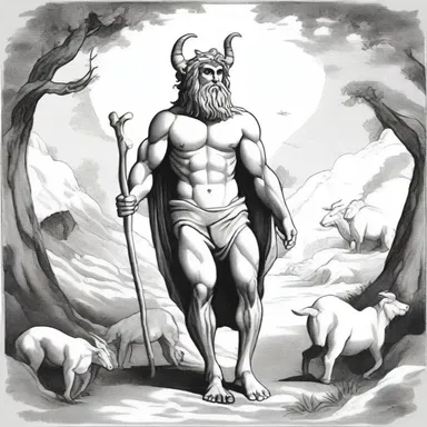 According to Greek mythology, the god Pan was often depicted as a goatherd.