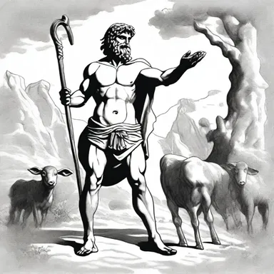 According to Greek mythology, the god Pan was often depicted as a goatherd.
