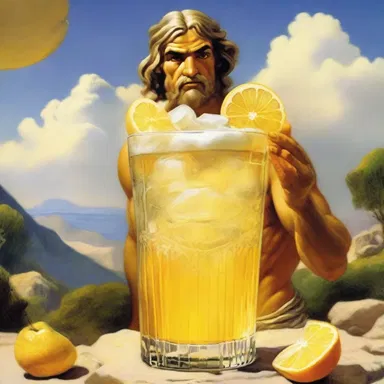 According to Greek mythology, the gods on Mount Olympus would often enjoy a highball made from ambrosia.