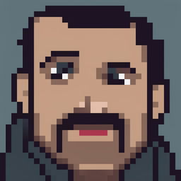 This is a 32x32 pixel art of Drake, the famous Canadian rapper