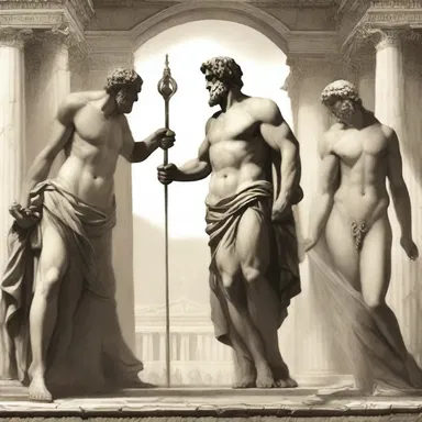 In Greek mythology, it is comme il faut for the gods to punish mortals who challenge their authority.
