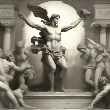 In Greek mythology, it is comme il faut for the gods to punish mortals who challenge their authority.