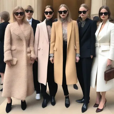 Attending a high-profile fashion event requires dressing comme il faut in order to fit in with the stylish crowd.